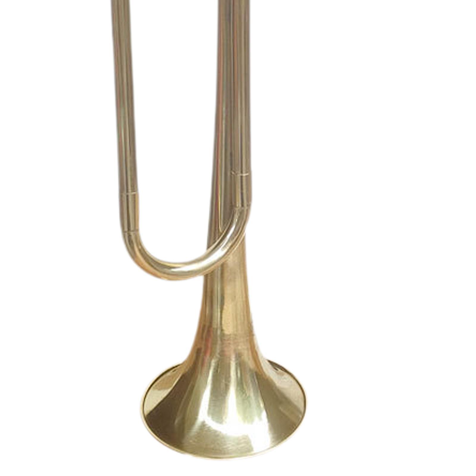 Musical Instrument Bugle - Standaard messing trompet in C, compacte