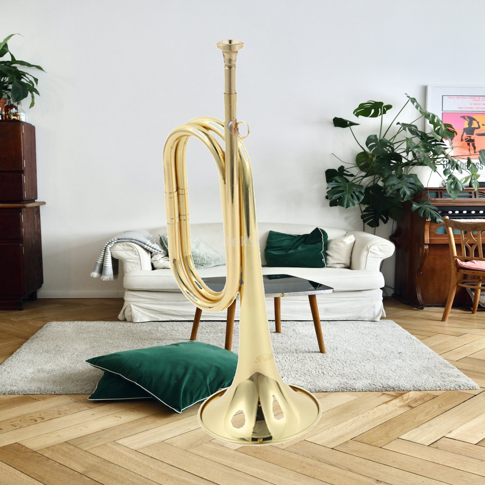 Musical Instrument Bugle - Trompet, Scout Bugel, Muziekinstrument, Westers Blaasinstrument,