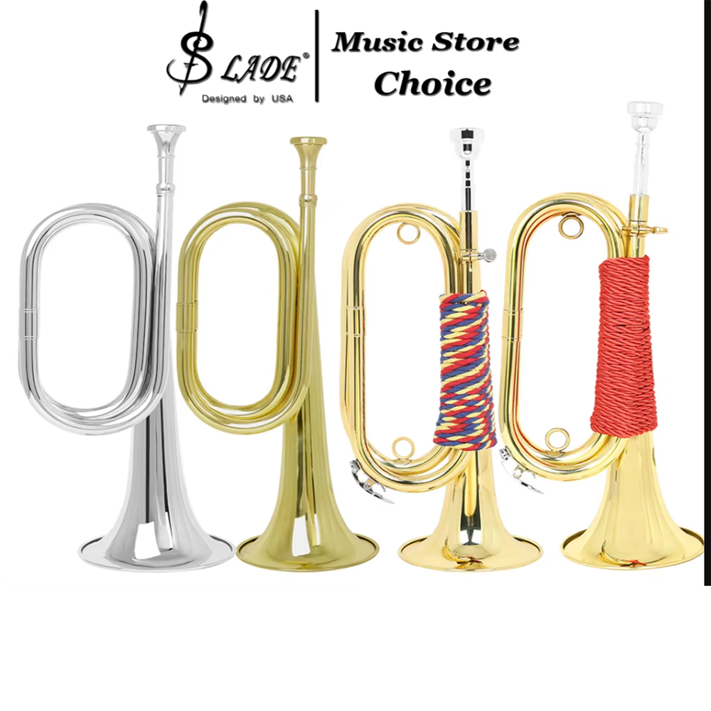 Bb Mini Bugle Trompet Messing  - Musical Instrument Bugle recensie en prijs