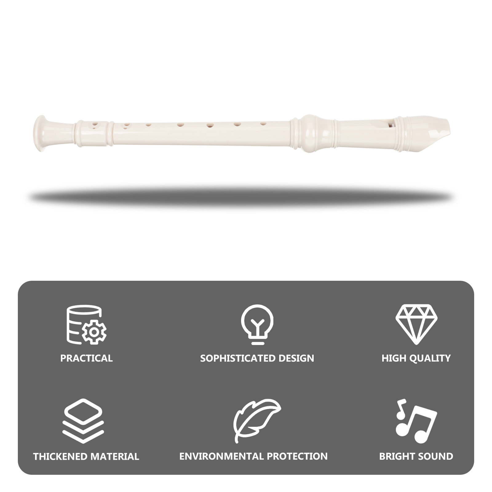 1Set Kinderen 8-Hole Sopraanbl - Soprano Recorder Plastic recensie en prijs