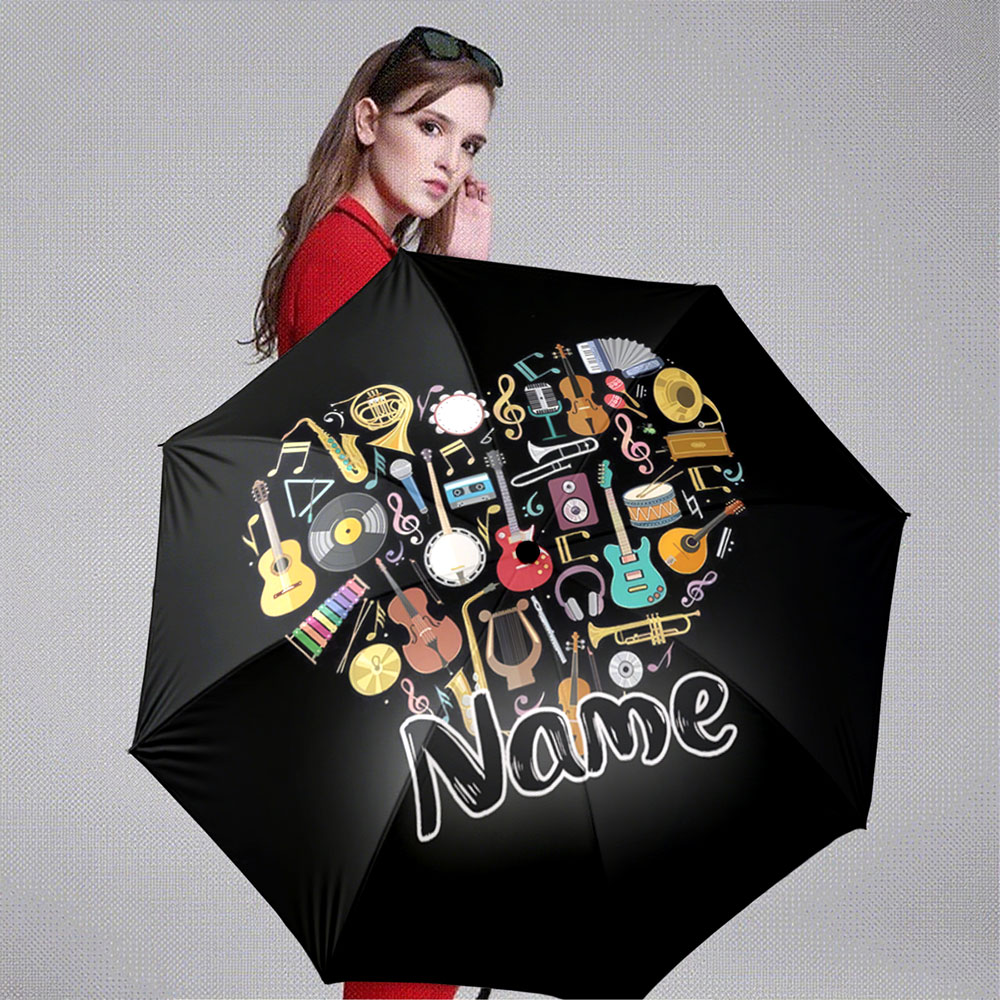 Paraplu met gepersonaliseerde  - Musical Instrument And Names recensie en prijs